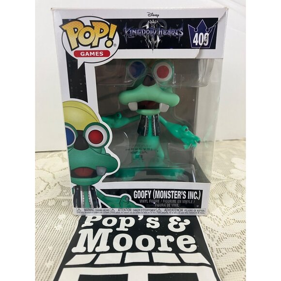 Funko Pop! Kingdom Hearts: Goofy Monsters Inc 409 Vinyl Figure New W/Box Defects - Picture 2 of 15